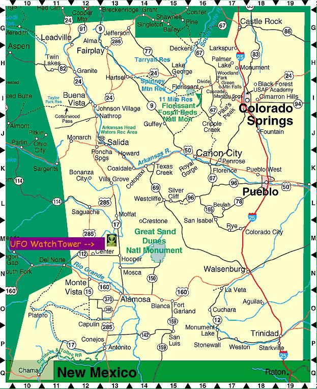 UFO Watchtower Map